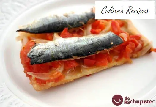 Coca of sardines. St. John's recipe