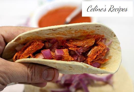 Cochinita Pibil tacos. Mexican recipe
