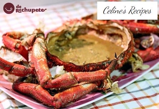 How to cook a spider crab and other seafood. Open, prepare and present.