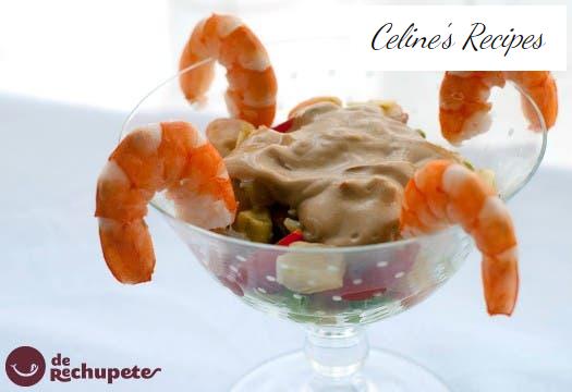 Seafood Cocktail. Christmas recipe