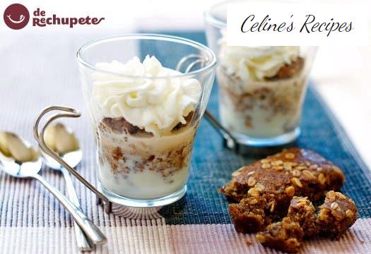 Cup of biscuits at three milks