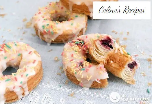 Homemade cronuts. Step by step recipe