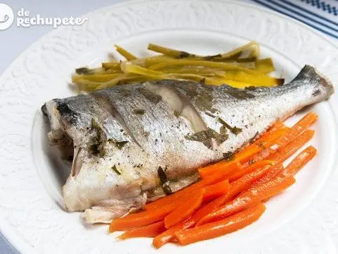 Gilthead bream with vegetables