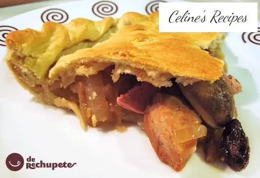 Galician chicken empanada and foie mousse. Step by step recipe