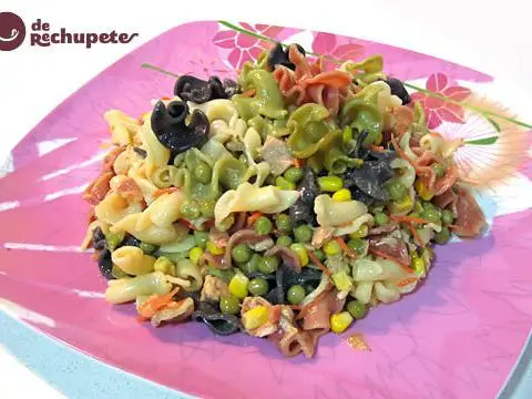 Gigli salad with tuna and anchovies