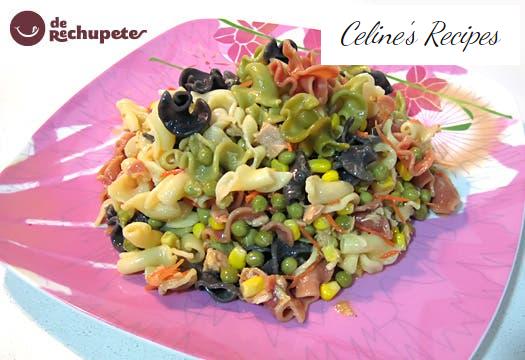 Gigli salad with tuna and anchovies