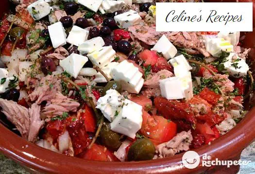 Tomato salad with bonito from the North