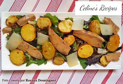 Potato, tuna belly and pecorino salad