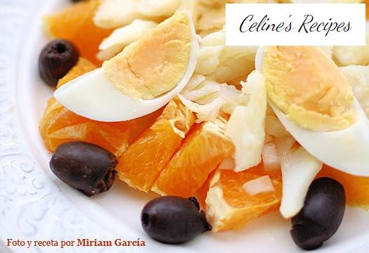 Andalusian soaking. Cod and Orange Salad.