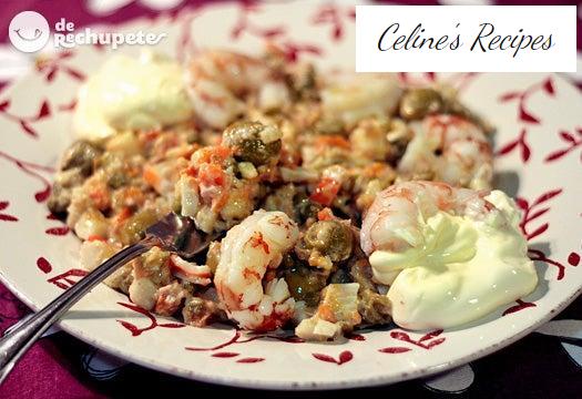 Salad. My mother's pink recipe