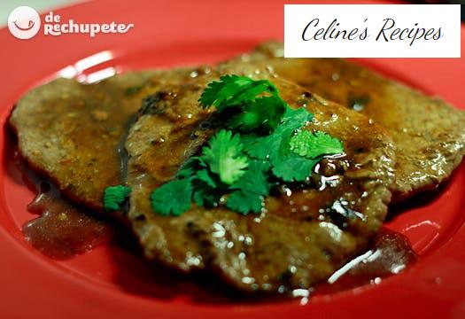 Veal escalopes with balsamic vinegar