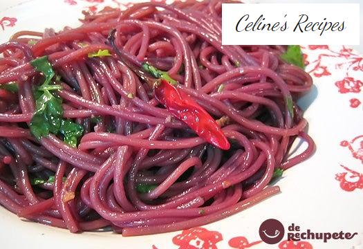 Drunk spaghetti in wine (Spaghetti dell'Ubriacone)