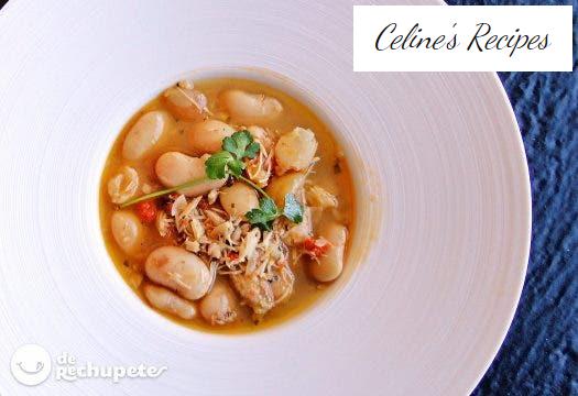 Fabes with spider crab