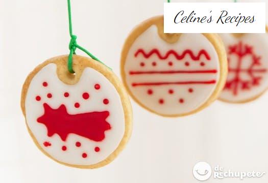 Decorated Christmas cookies
