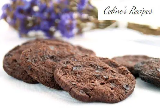 Chocolate sablé cookies