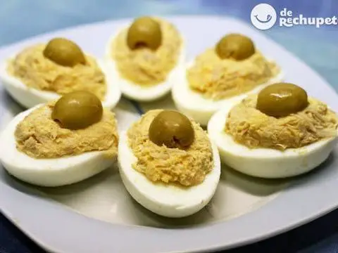 Stuffed eggs. Easy step-by-step recipe