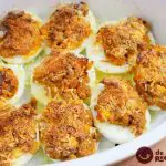 Stuffed eggs. Easy step-by-step recipe
