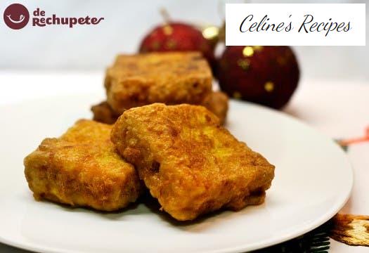 Jijona nougat fried milk