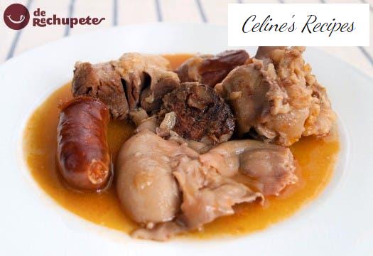 Pig's trotters a la madrileña