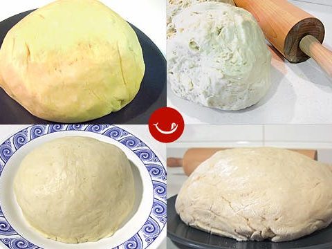 Types of Galician Empanada dough