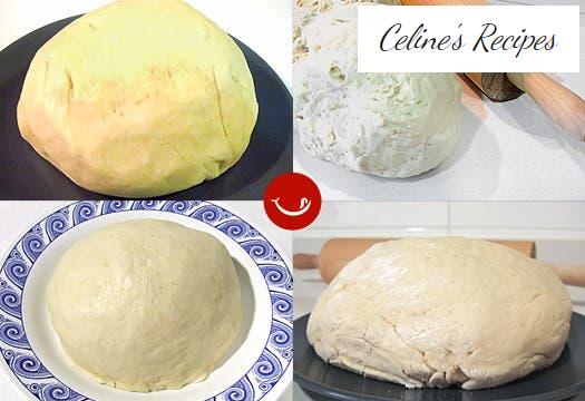 Types of Galician Empanada dough