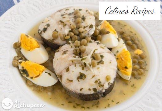 Hake in green sauce