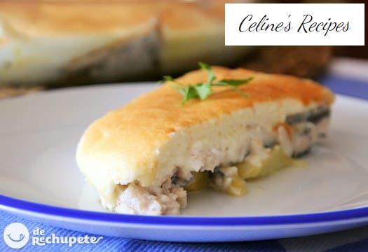 Hake with garlic muslin