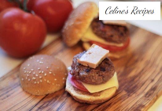 Mini foie burgers