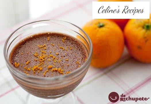 Orange chocolate mousse