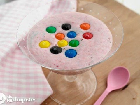 Strawberry Mousse and M & M's