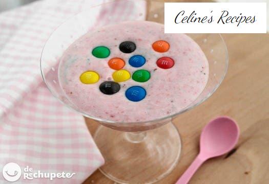 Strawberry Mousse and M & M's