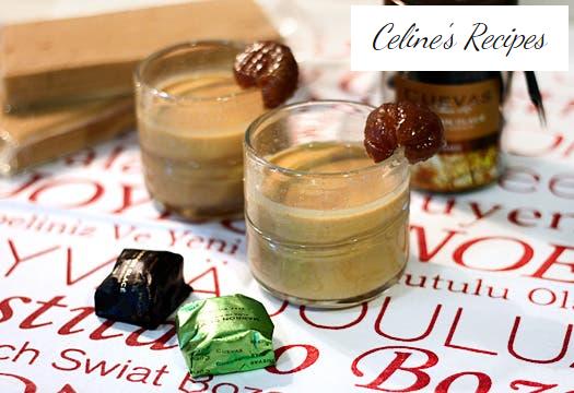 Xixona nougat and chestnut custard