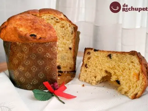 Panettone or Christmas sweet bread