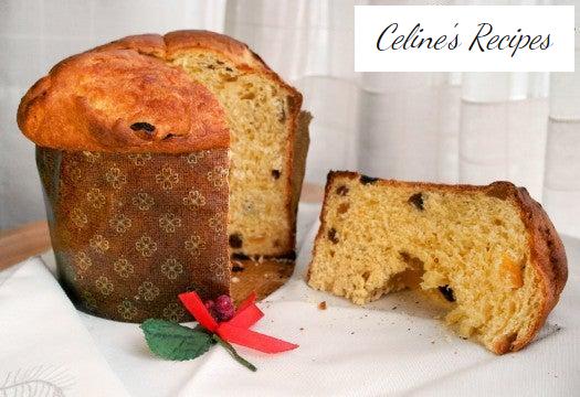 Panettone or Christmas sweet bread