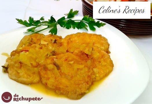 Potatoes to the importance with almond sauce