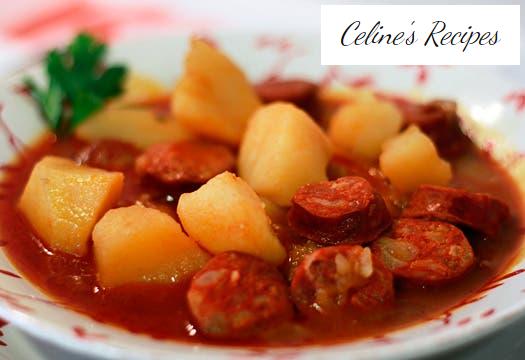 Potatoes Riojana's style