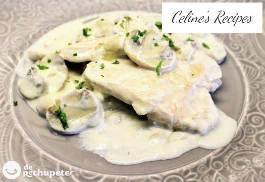 Chicken in cream sauce
