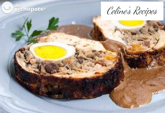 Stuffed Chicken. Christmas special chicken roll