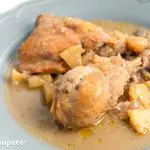 Scallops with cabrales. Asturian recipe