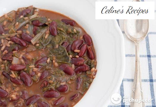 Potata de pinto beans with rice