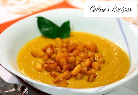 Pumpkin and curry cream