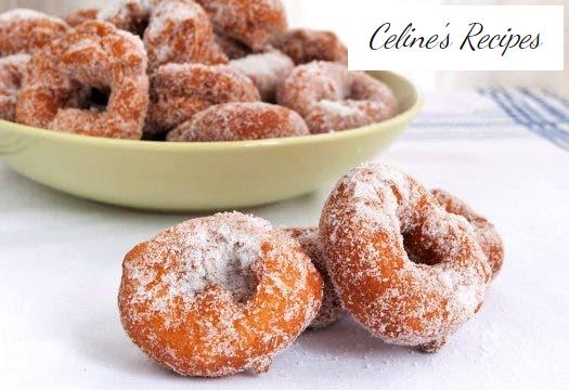 Cheese and orange donuts