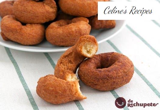 Homemade cream donuts