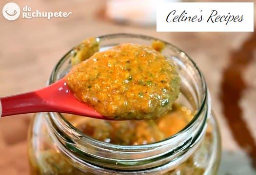 Chermoula sauce or chermula. Moroccan recipe