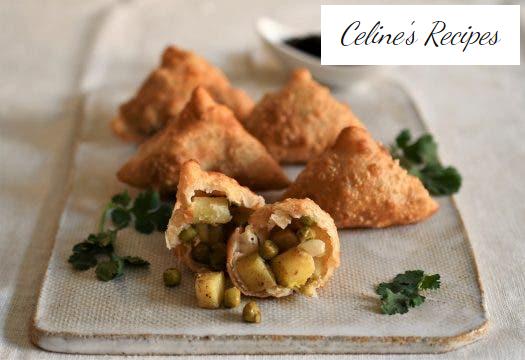 Potato samosas. Hindu dumplings