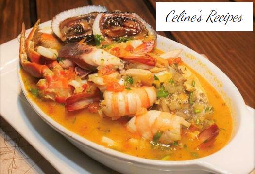 Stretcher. Peruvian fish and seafood soup