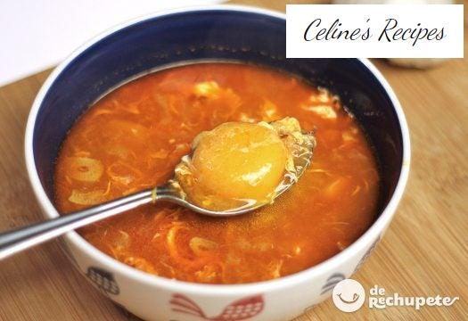 Garlic soups or Castilian soup