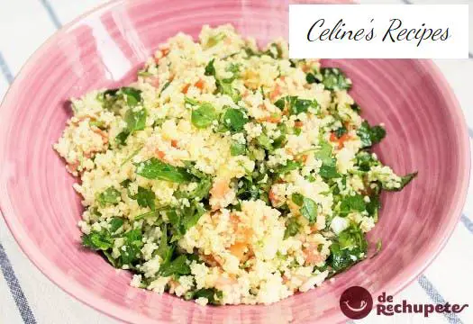 Tabulate. Lebanese salad with couscous
