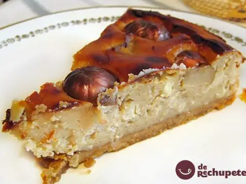 Chestnut and almond tart "Lucrecia"