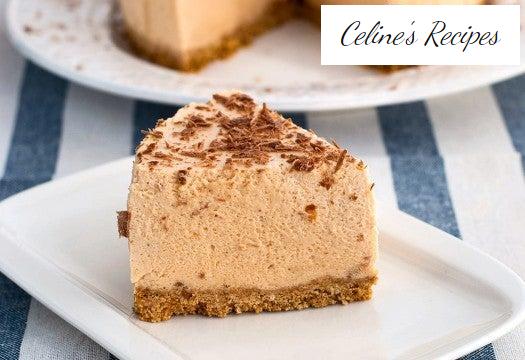 Nougat mousse cake. Christmas dessert